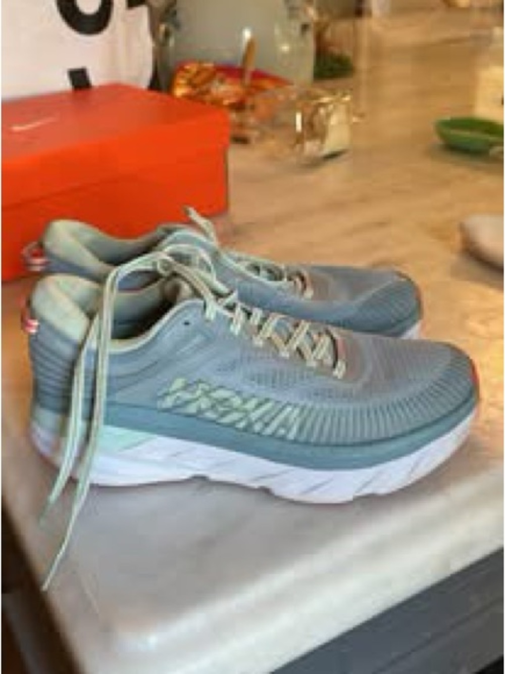 Hoka Women's Bondi 7 Blue Fog LIKE NEW